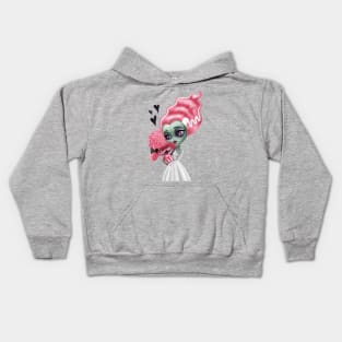 Stitches and the Bride Kids Hoodie